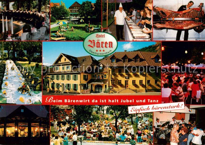 Oberharmersbach Hotel Baeren Gastraeume Park Freiterrasse Grill