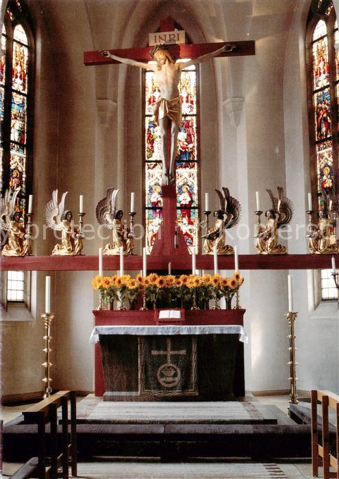 Neuendettelsau Chorraum der Laurentiuskirche Altar
