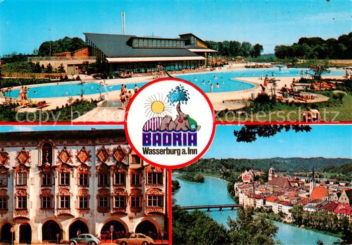 Wasserburg Inn Badria Badelandschaft Hotel Innpartie