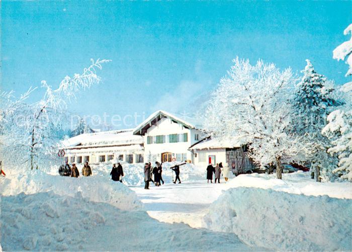 Ruhpolding Bayern Kurhaus im Winter