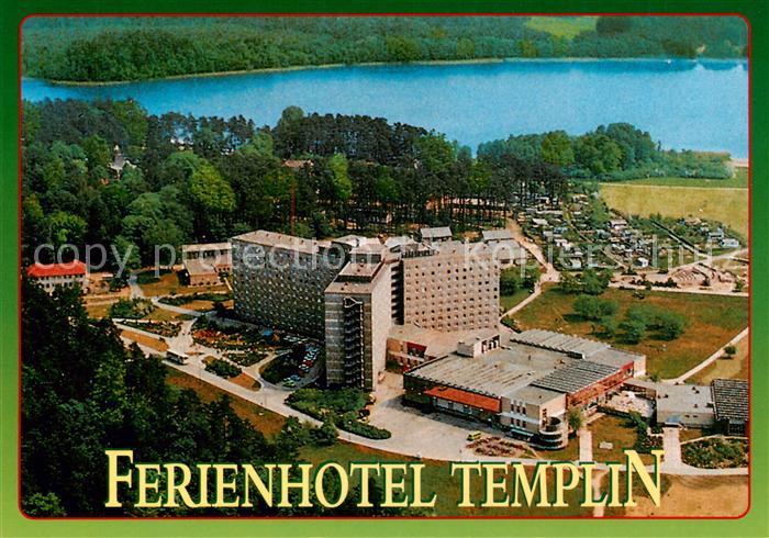 Templin Ferienhotel Templin am Luebbesee Fliegeraufnahme