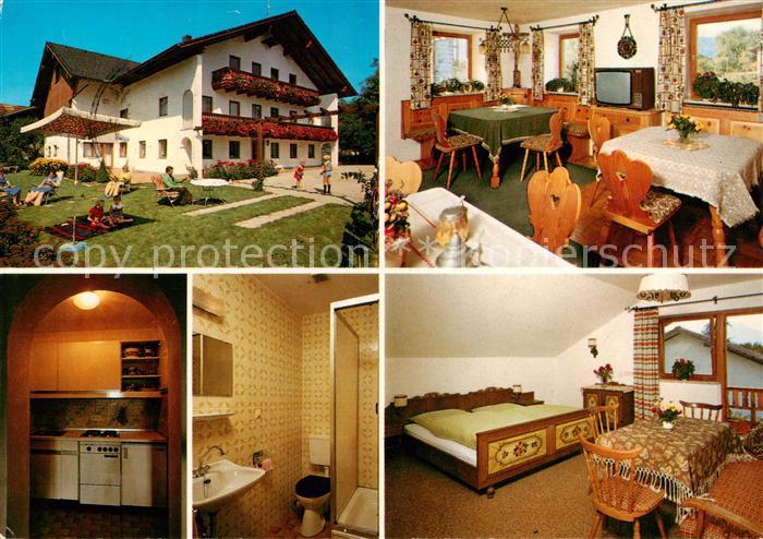 Piding Pension Kochbauer Liegewiese Kueche Toilette Zimmer Gaststube