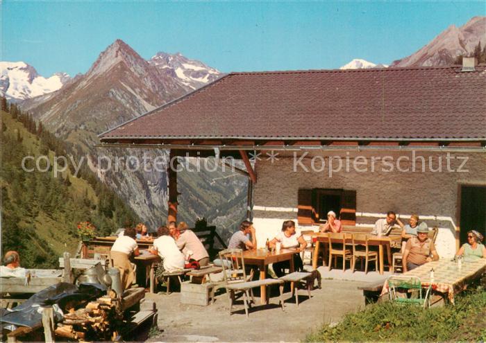 Lassnitzenalm 1887m Praegraten Grossvenediger AT mit Schluesselspitze Grosses Ha