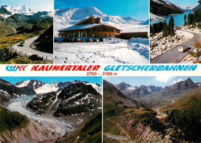 Kaunertal Tirol AT Kaunertaler Gletscherbahnen Hotel Gletscher Panorama