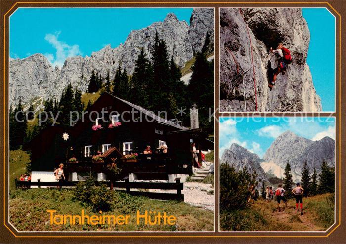 Tannheimerhuette 1740m Nesselwaengle Tirol AT DAV Sektion Kempten Kletter und Wa