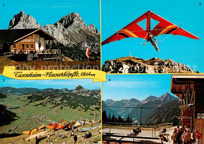 Tannheim Tirol AT Grundhuette Rotflueh Neunerkoepfle Panorama Doppelsesselbahn D