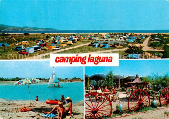Castello de Ampurias Gerona Costa Brava ES Camping Laguna Strand Restaurant