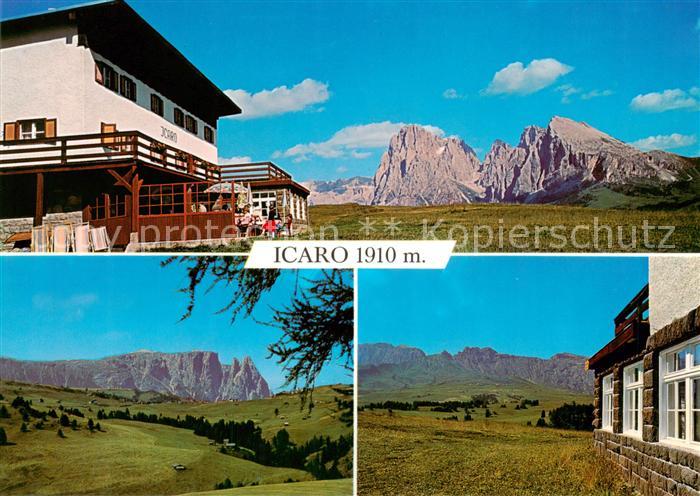 Seiseralm Alpe di Siusi Trentino IT Gasthof Icaro Panorama