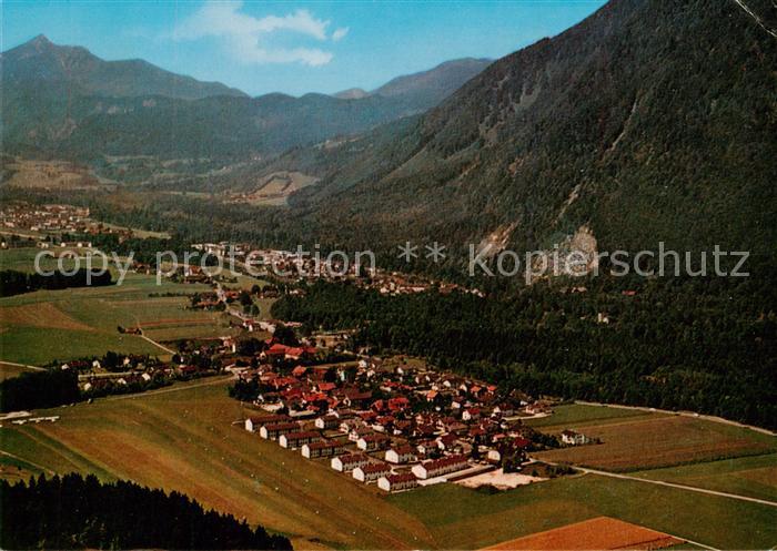 Weissbach Bad Reichenhall Fliegeraufnahme mit Gasthof Schifferer