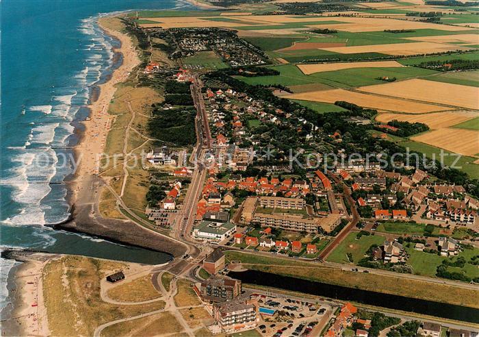 Cadzand Bad Zeeland NL Fliegeraufnahme