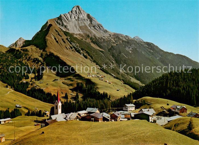Warth Arlberg AT mit Biberkopf