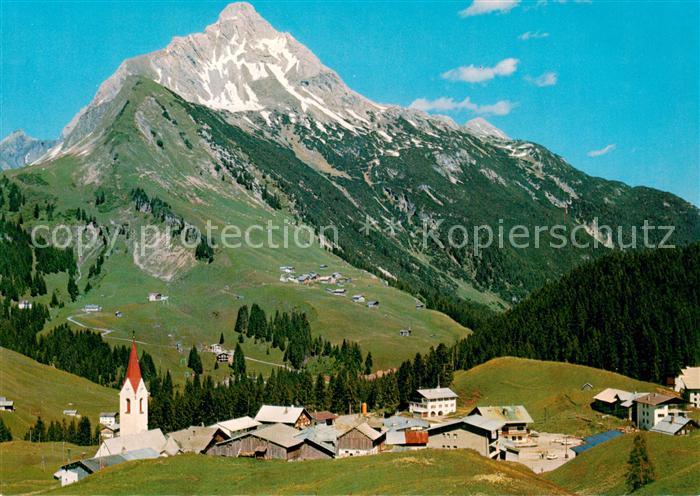 Warth Arlberg AT mit Biberkopf
