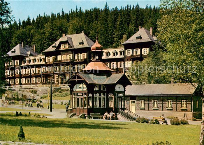 Lazne Karlova Studanka Karlsbrunn Schlesien CZ Lecebny ustav Slezsky dum