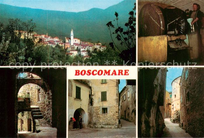 Boscomare Imperia Liguria IT Ortspanorama Kirche Altstadt Gassen