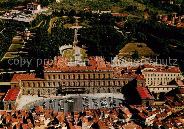 Firenze Florenz Palazzo Pitti e Giardini di Boboli veduta aerea