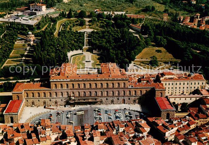 Firenze Florenz Palazzo Pitti e Giardini di Boboli veduta aerea