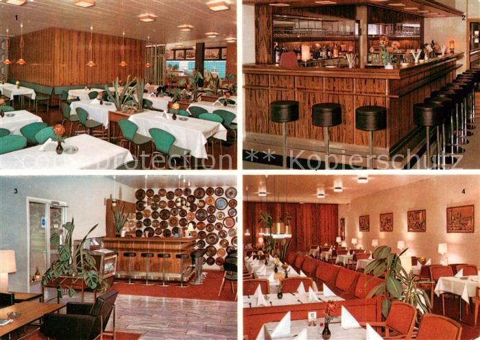 Sassnitz Ostseebad Ruegen Mitropa Ruegen Hotel Gaststaette Bar Hotelhalle Restau