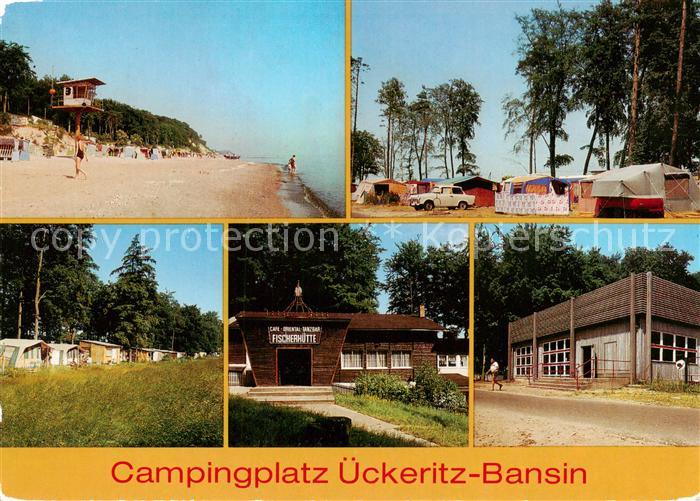 Bansin Ostseebad Campingplatz ueckeritz Fischerhuette Strand