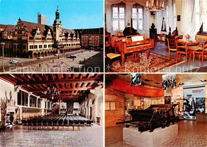 LEIPZIG Sachsen Museum fuer Geschichte der Stadt Leipzig Altes Rathaus Mendelsoh