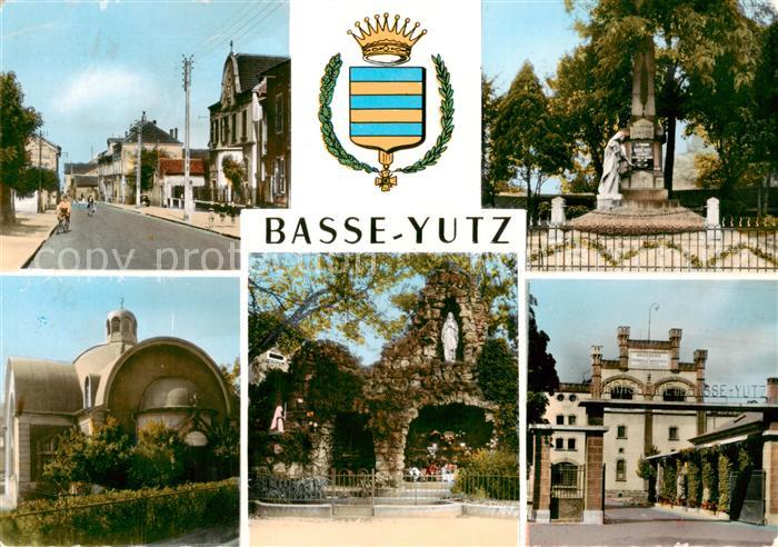 Basse-Yutz 57 Moselle Grotte Grande Rue Monument aux Morts Temple Protestant Bra