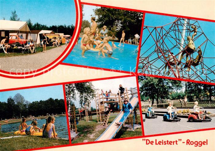 Roggel Neer NL Recreatieoord De Leistert Campingplatz Kinderspielplatz Freibad