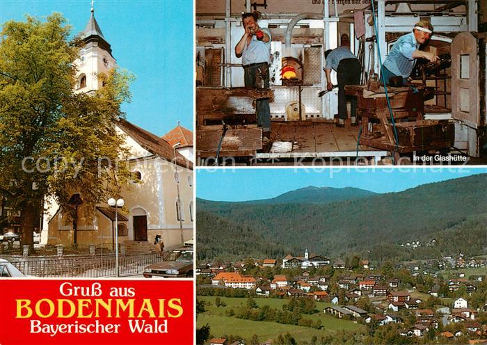 Bodenmais Kirche Glashuette Handwerk Ortspanorama