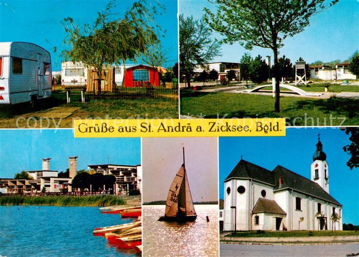 St Andrae Zicksee Burgenland AT Campingplatz Rekonvaleszentenheim Strandbad Seem