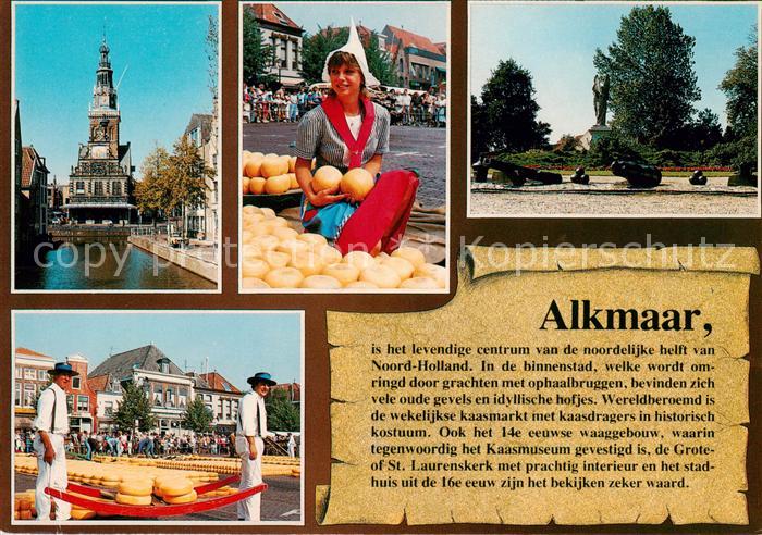 Alkmaar NL Altes Rathaus Kaesemarkt Park Denkmal