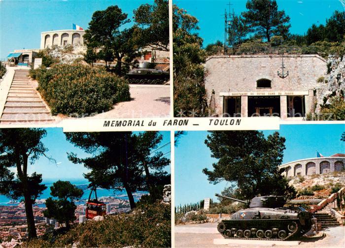Toulon Var Memorial du Faron Gedenkstaette Panzer Bergbahn