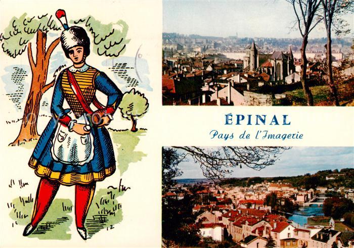 Epinal 88 Vosges Vue panoramique Pays de l Imagerie