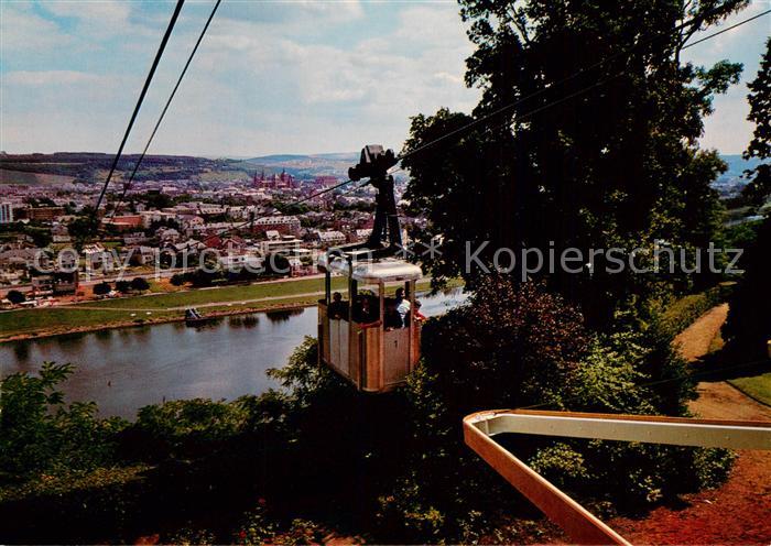 TRIER  CITY Panorama Blick von der Bergstation Weisshaus Bergbahn