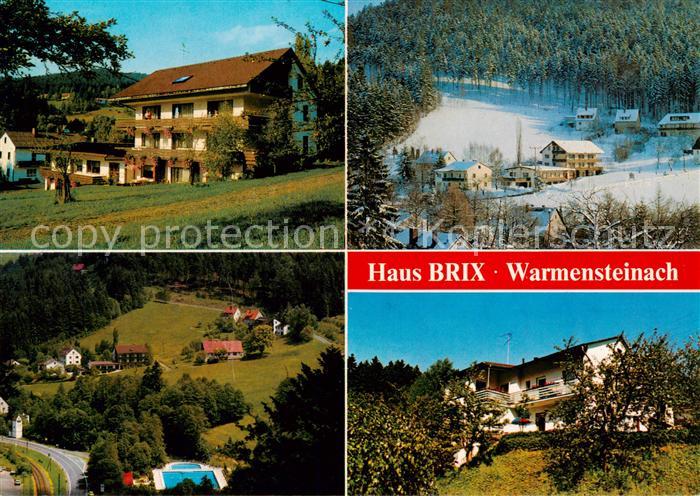 Warmensteinach Teilansichten Luftkurort im Fichtelgebirge Gaestehaus Brix