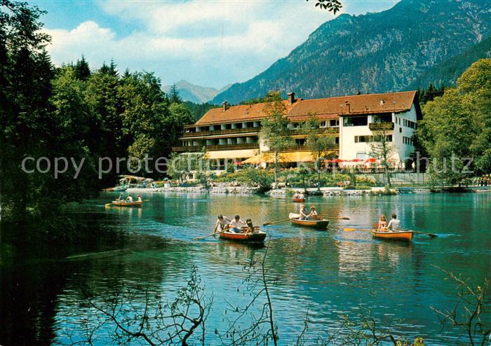 Grainau Hotel Badersee Bootfahren