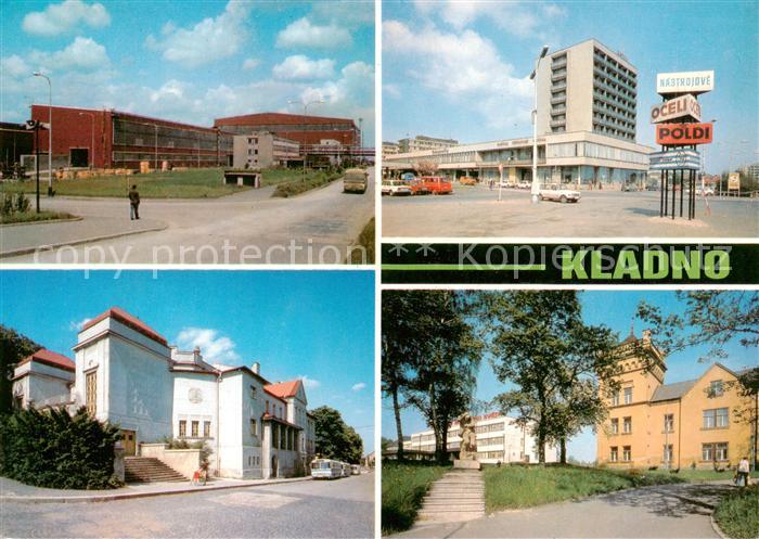Kladno Kladen Czechia Poldi SONP Dum sluzeb s hotelm Kladno Divadlo J. Pruchy Mu