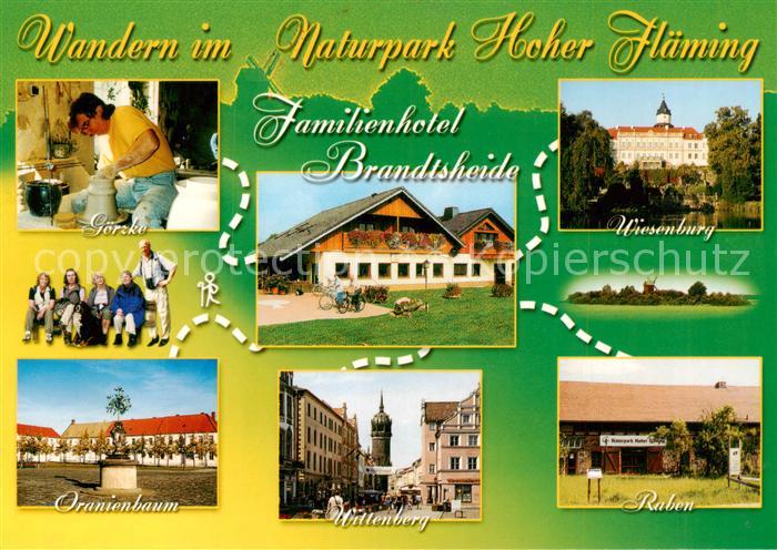 Jeserig Wiesenburg Mark Hotel Brandtsheide Wandern im Naturpark Hoher Flaeming T