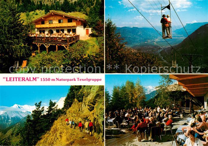 Dorf-Tirol Suedtirol IT Leiteralm im Naturpark Texelgruppe Berggasthof Sonnenter