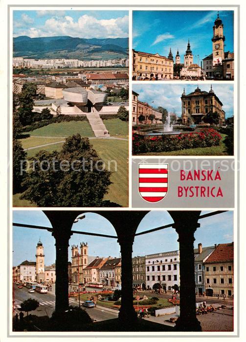 Banska Bystrica Pamaetnik SNP Hradny komplex Restauracia Bystrica Namestie SNP