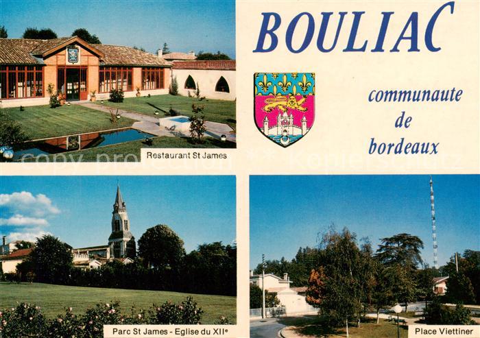 Bouliac Restaurant St. James Parc Eglise du XIIe siècle Place Viettiner