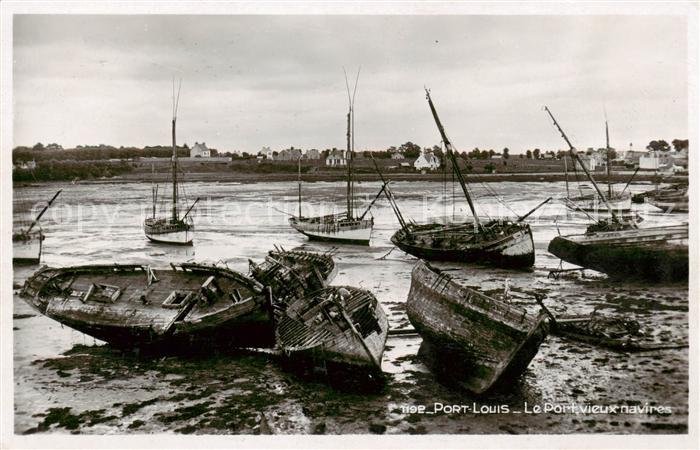 Port-Louis 56 Morbihan Le Port vieux navires