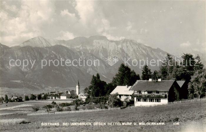 Sistrans Tirol AT mit Bettelwurf und Walderkamm