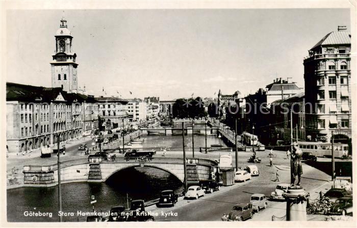 Goeteborg Stara Hamnkanalen med Kristine kyrka