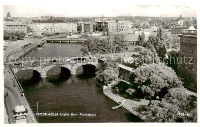 Stockholm Utsikt oever Norrstroem