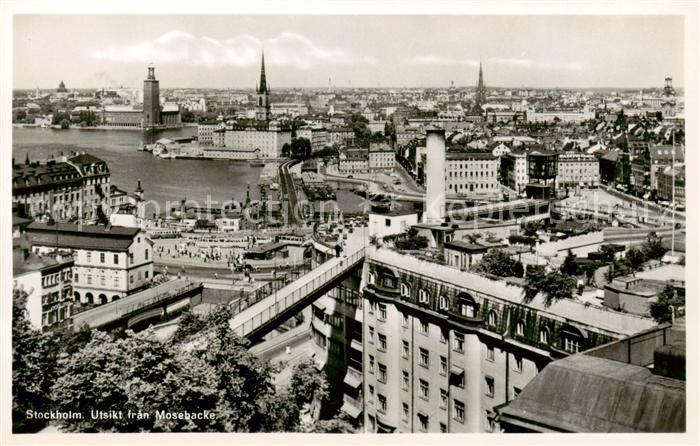 Stockholm Utsikt fran Mosebacke