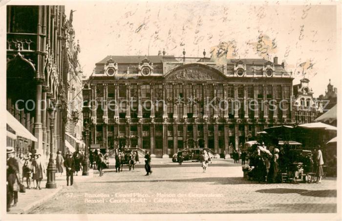 Bruxelles Bruessel Groote Markt Gildenhuis