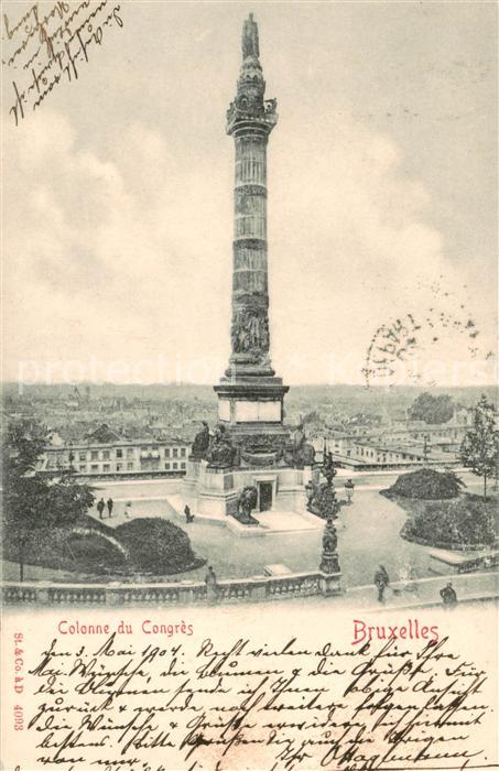 Bruxelles Bruessel Colonne du Congres