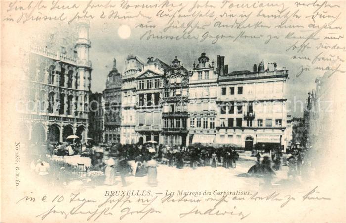 Bruxelles Bruessel Les Maisons des Corporations