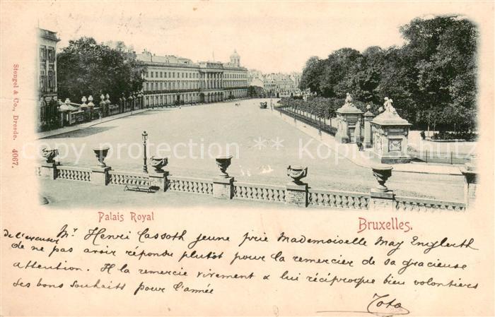 Bruxelles Bruessel Palais Royal