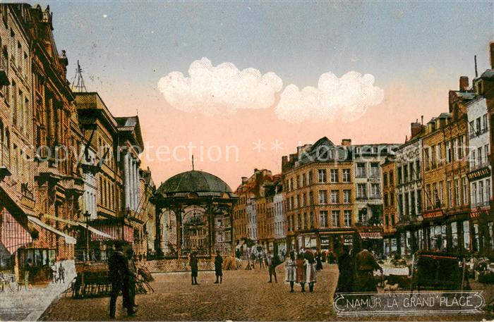 Namur sur Meuse La Grand Place Feldpost