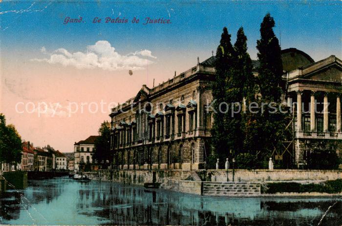 Gand Belgien Le Palais de Justice Feldpost