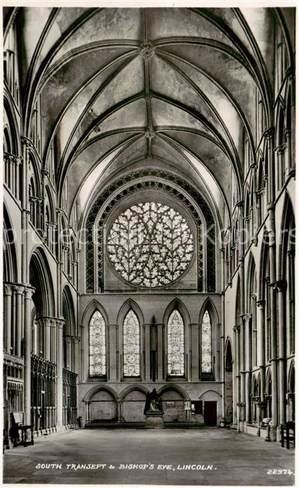 Lincoln  UK South Transept and Bishops Eye